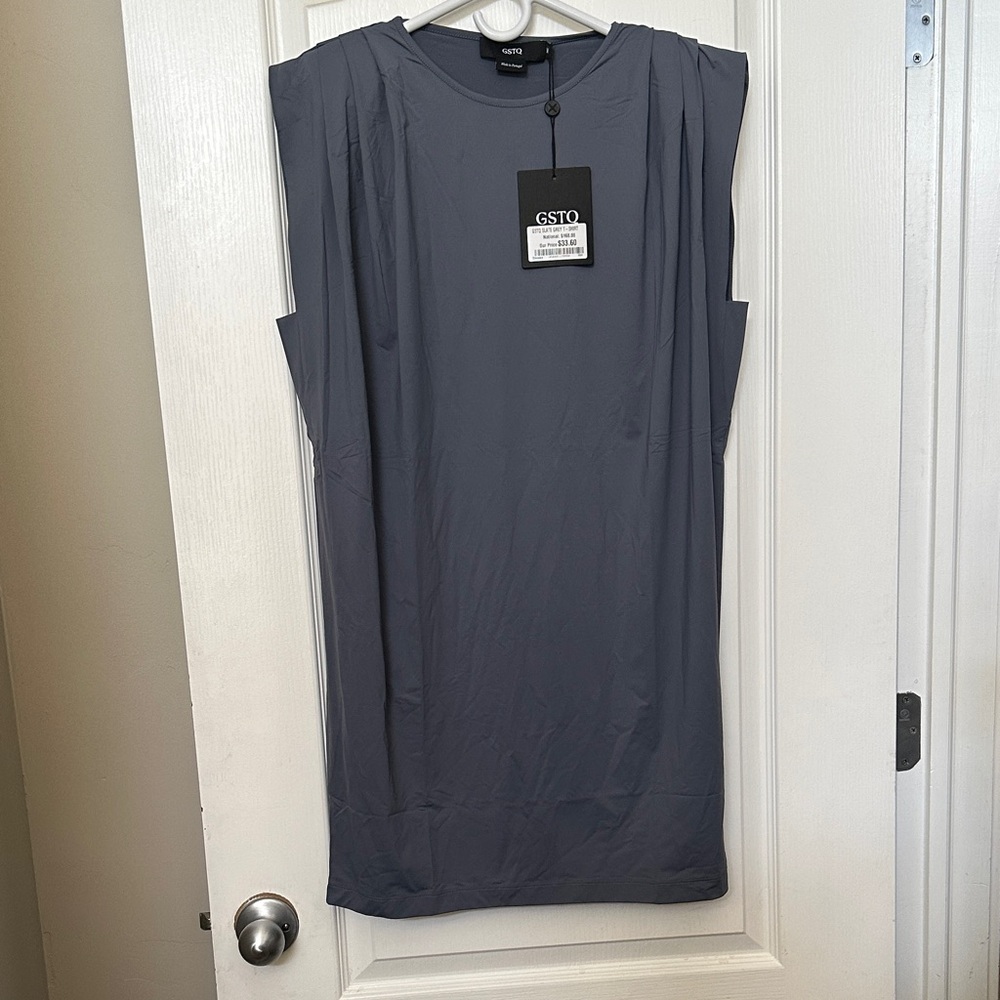 Gsto Gray Midi Dress